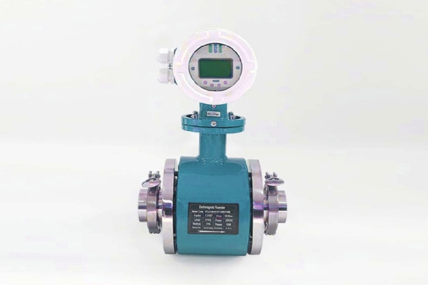 Sanitary clamp electromagnetic current recalimeter